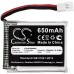 Аккумулятор CameronSino для Skyhunter X8TW 650mAh