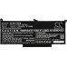 Аккумулятор CameronSino для Dell Latitude 12 7290, 13 7380, 7390, 14 7480, 7490 (0DM3WC, 0F3YGT, 2X39G) 7500mAh 7.6V