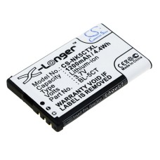 Аккумулятор CameronSino для Nokia BL-5CT 1200mah