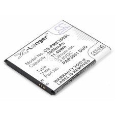 Аккумулятор CameronSino для Prestigio MultiPhone 3501 Duo 3000mAh