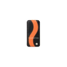 Кожаный чехол Melkco LG Optimus L9 P765 - SE Jacka type черный с оранжевым